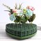 Wet Floral Foam Heart Shaped Flower Foam with Suction Cup Tray for Wedding Centerpiece Party Decoration DIY Flower Arrangement Size S